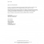 Steele Foundation Letter confirming exemplary work performed by Shihan Pascetta while protecting a CEO of a Pharmacutical company and his family.